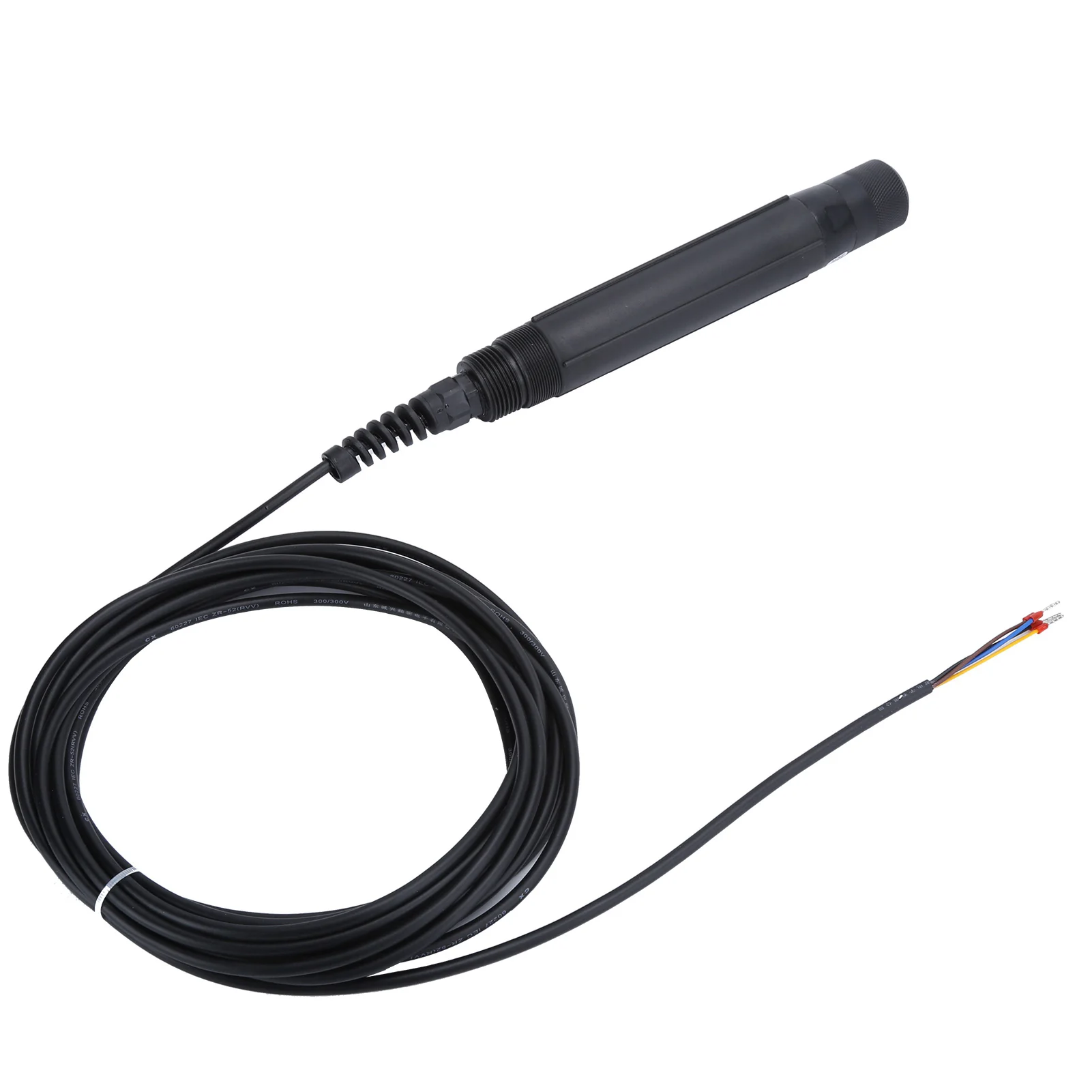 Meteran Oksigen Terlarut Sensor Detektor Meteran Oksigen Terlarut Fluoresensi Perangkat Akuakultur Tahan Air 12 ‑ 24V