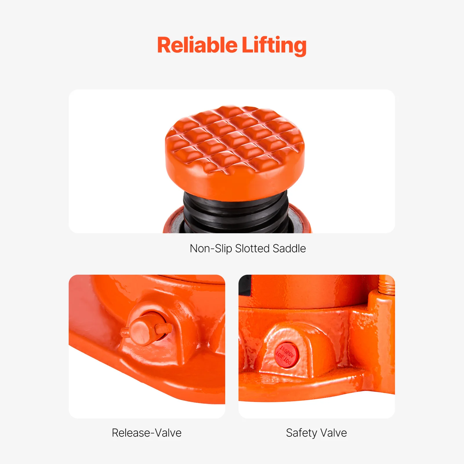 مقبس زجاجة هيدروليكي SucceBuy، مقبس زجاجة ملحوم 20 طن مع مقبض طويل مكون من 3 أقسام، لإصلاح السيارات والهندسة الصناعية #6