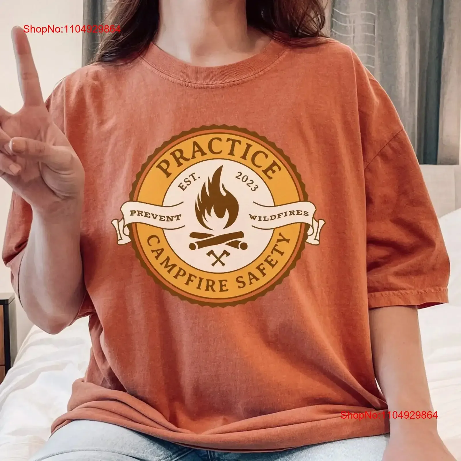 Campfire Safety Awareness Prevent Forest Fires Protect Our National Parks and Forests Granola Girl Aesthetic Trendy vintage