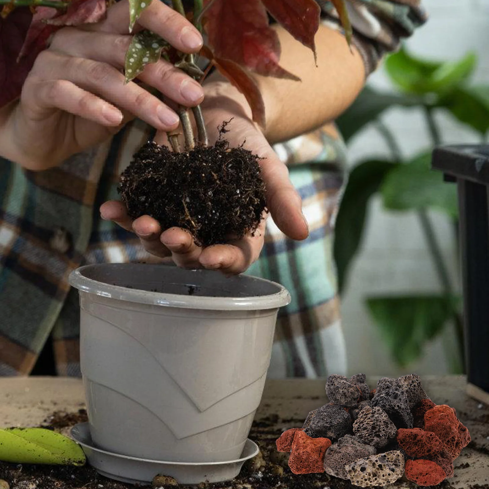 

1 Set Of Delicate Aquarium Stones Gravel For Fish Tank Decorative Use Garden Pond Flowerpot Rocks Multi-Function Decorative