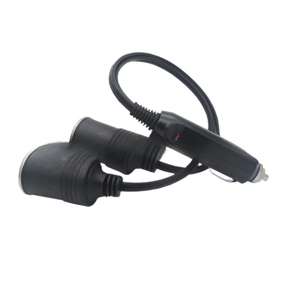 Vehicle Power Tap Car Socket Splitter 16AWG Wiring ABS Construction High Gauge Wiring Splitter As Picture Show
