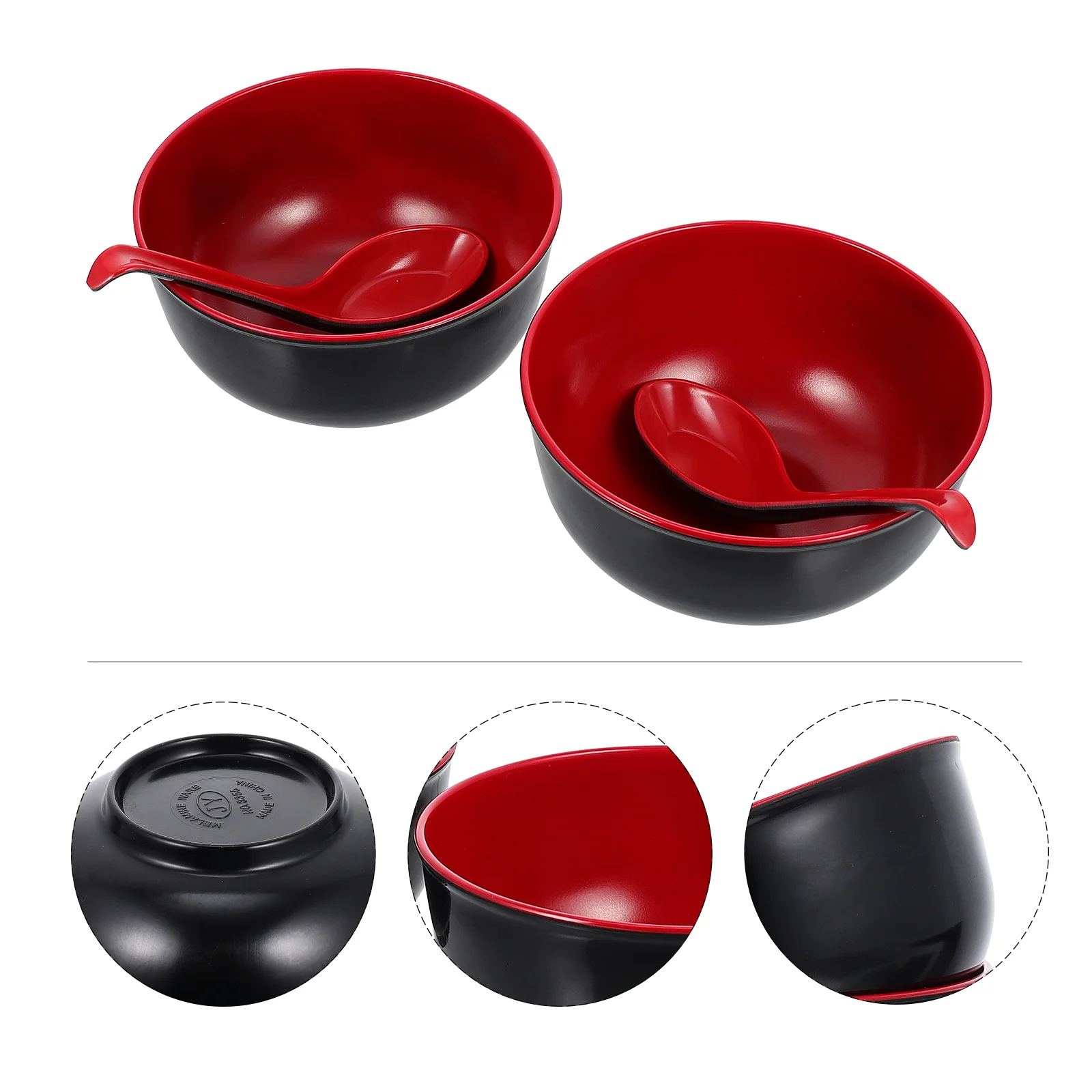 

Ramen Bowl Serving Utensils Exquisite Kitchen Tableware Salad Bowls Household Multipurpose Noodle