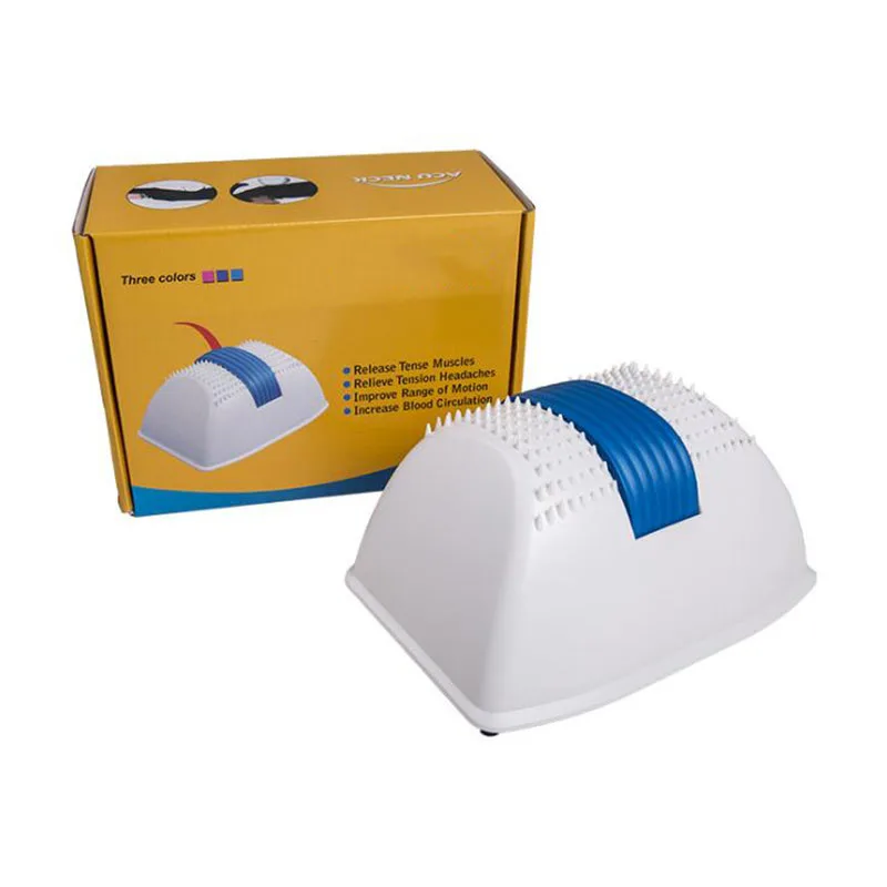 Alat Pijat Leher Portabel Baru, Penyangga Leher dengan Penyesuaian Lengkungan untuk Perawatan Kesehatan, Bantal Pijat Leher untuk Tidur Nyenyak