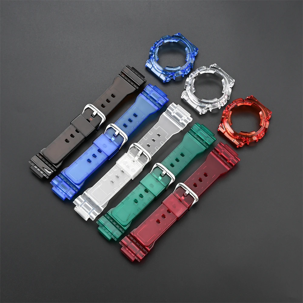 TPU Wrist Band Watch Strap and Cases For GMA-S110 S120 S130 S140 Series Sport Watchbands with Frame Tools