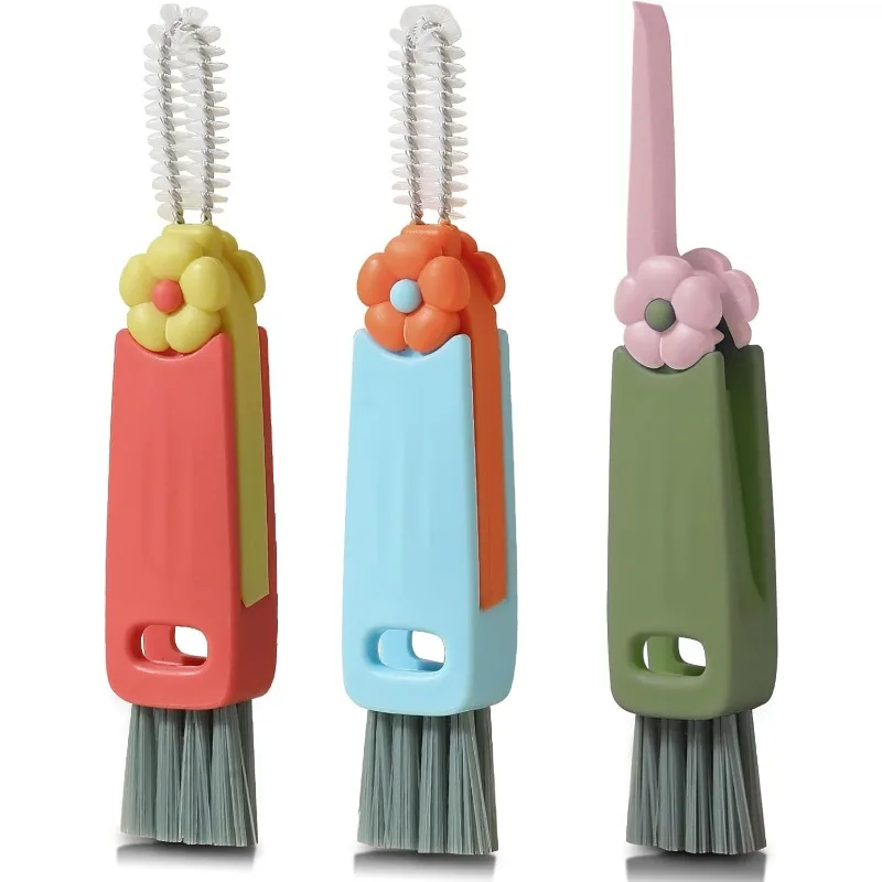 

3 in 1 Cup Lid Gap Cleaning Brush Set,Multifunctional Bottle Cleaning Brush,Cup Cup Crevice Cleaning Tools,Water Bottle Cleaner