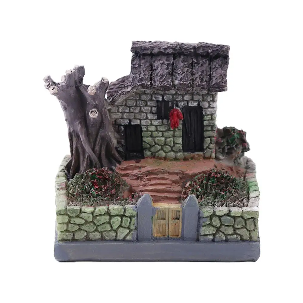 Cute Realstic Crafts DIY Tradiational Figurines Scene Statue Bonsai Decor House Model