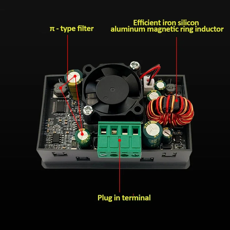 SK40C/SK90C DC Buck Boost Converter CNC Adjustable Voltage Regulation Power Supply CV CC Charging Module with/no Color Screen