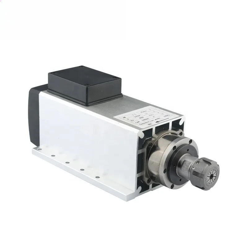 Hot Selling 3.5 Kw Ac 220v 380v Er25 18000 Rpm Air Cooled Spindle Motor Cnc Router Engraving Lathe Machine Motor Spindle