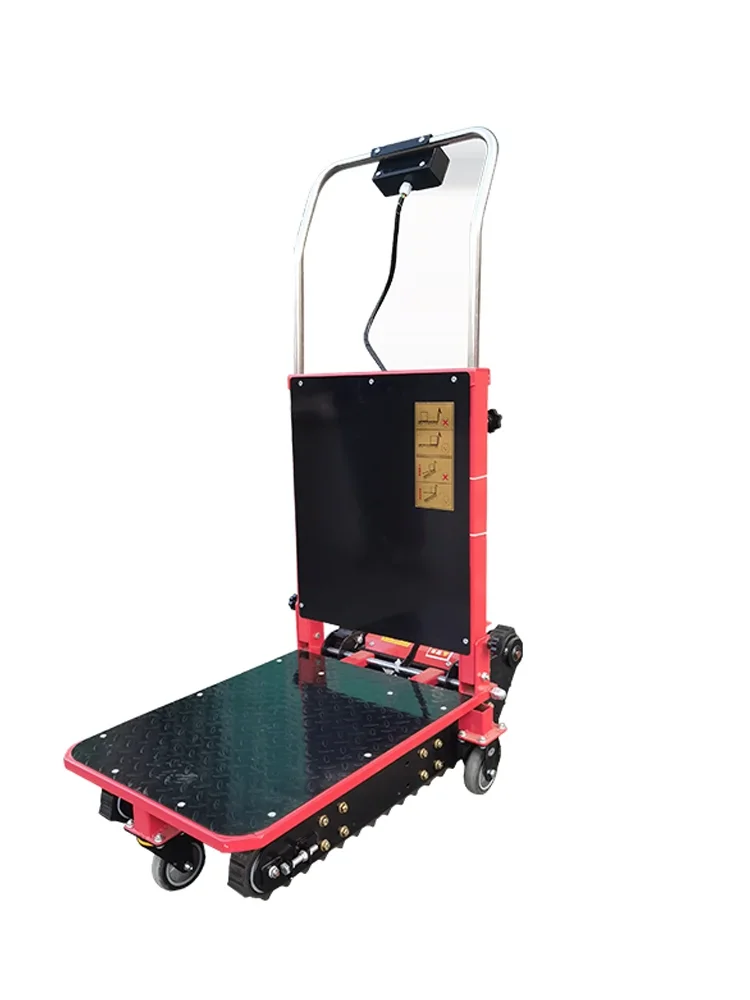 Electric stair climbing truck, truck, silent folding, food delivery, home appliances up and down stairs, crawler climbing