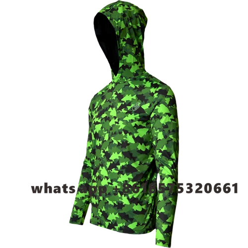 Imagen 1 del producto Sudadera con capucha De Pesca para niños y niñas, ropa De Pesca De manga larga, transpirable, verano, 202