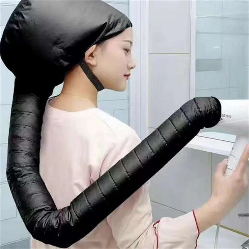 

1PC Adjustable Hair Drying Cap Warm Air Hair Dryer Hood for Perm And Dye Styling Home Hairdressing Salon Tool