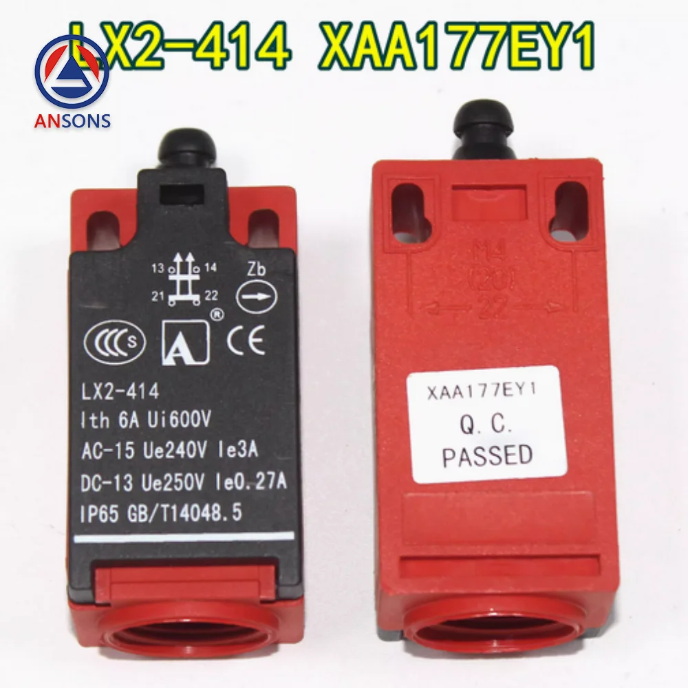 XAA177B2 C1 C2 BY3 EY1 OTIS مفتاح حد المصعد Ansons قطع غيار المصاعد