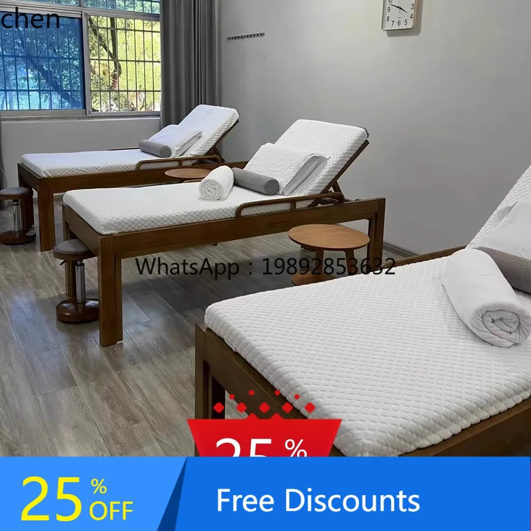 AA Beauty salon special solid wood body beauty TCM bone setting Changle massage moxibustion foot therapy