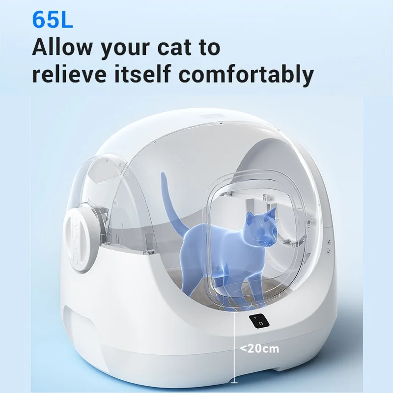 

Automatic Cat Box Self Cleaning Smart Intelligent Cats Toilet Odor Electric Fully Enclosed Splash Cat Toilet