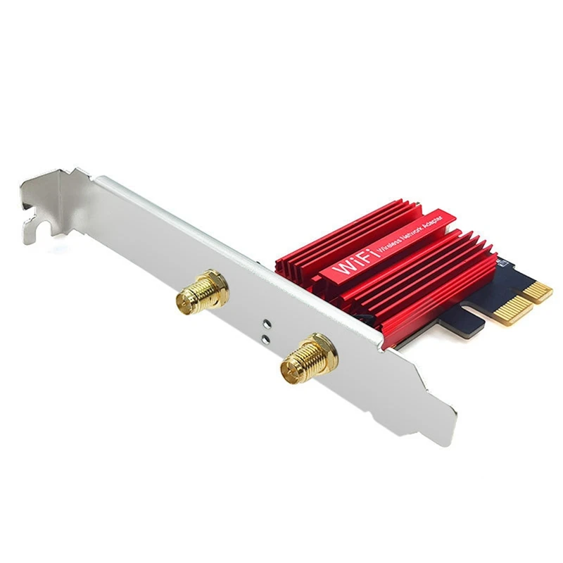 Adaptador inalámbrico QCNFA765 Wifi6e, tarjeta Wifi PCIE, 5970M, Triple banda, 2,4G/5G/6G, BT5.2, 802.11AX, antena de 10DB para Win10/Win11