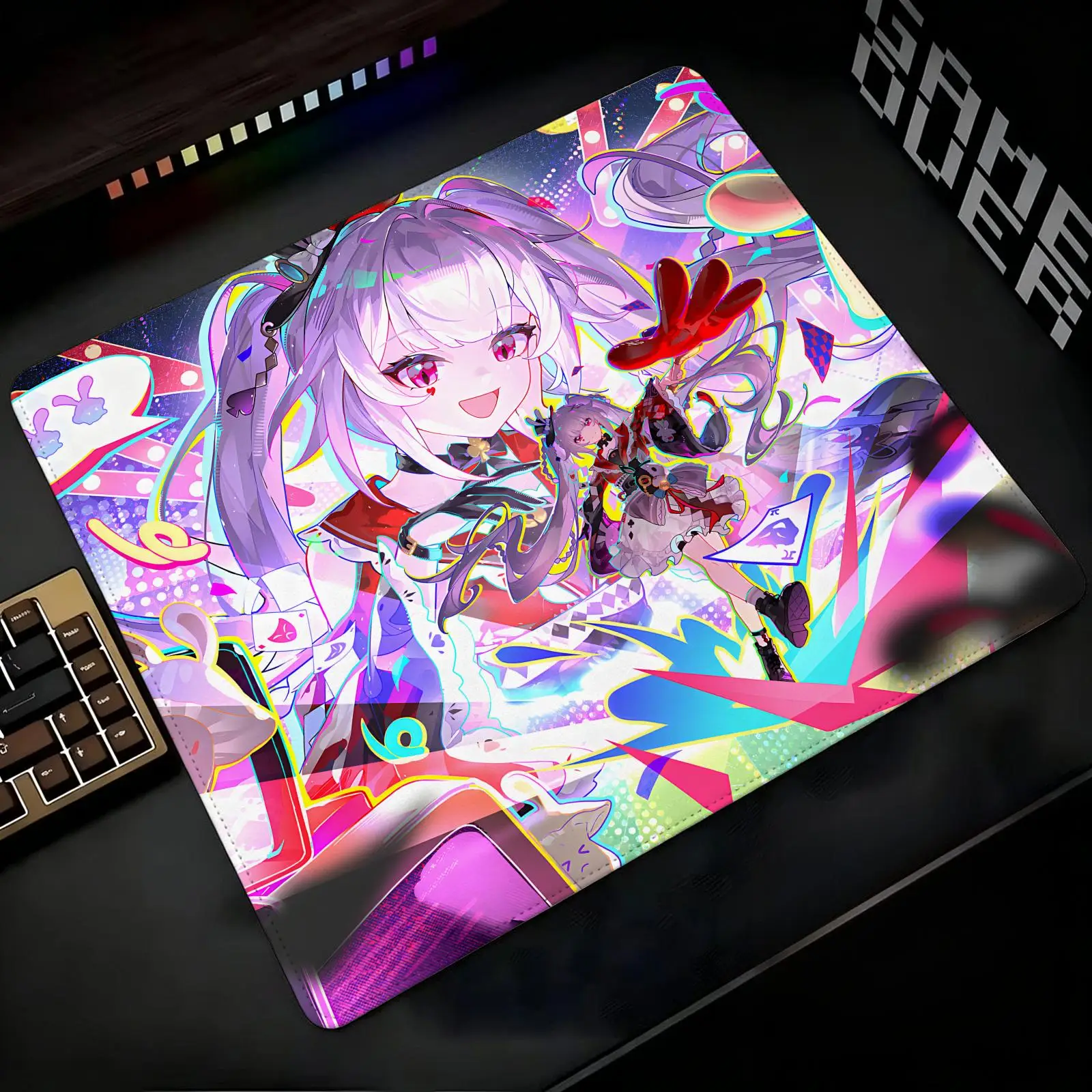 Mouse Pad Regular gaming mouse pad Office mouse pad Laptop desk mat Stitched edge S/M/L size mouse pad  Honkai Star Rail Sparxie