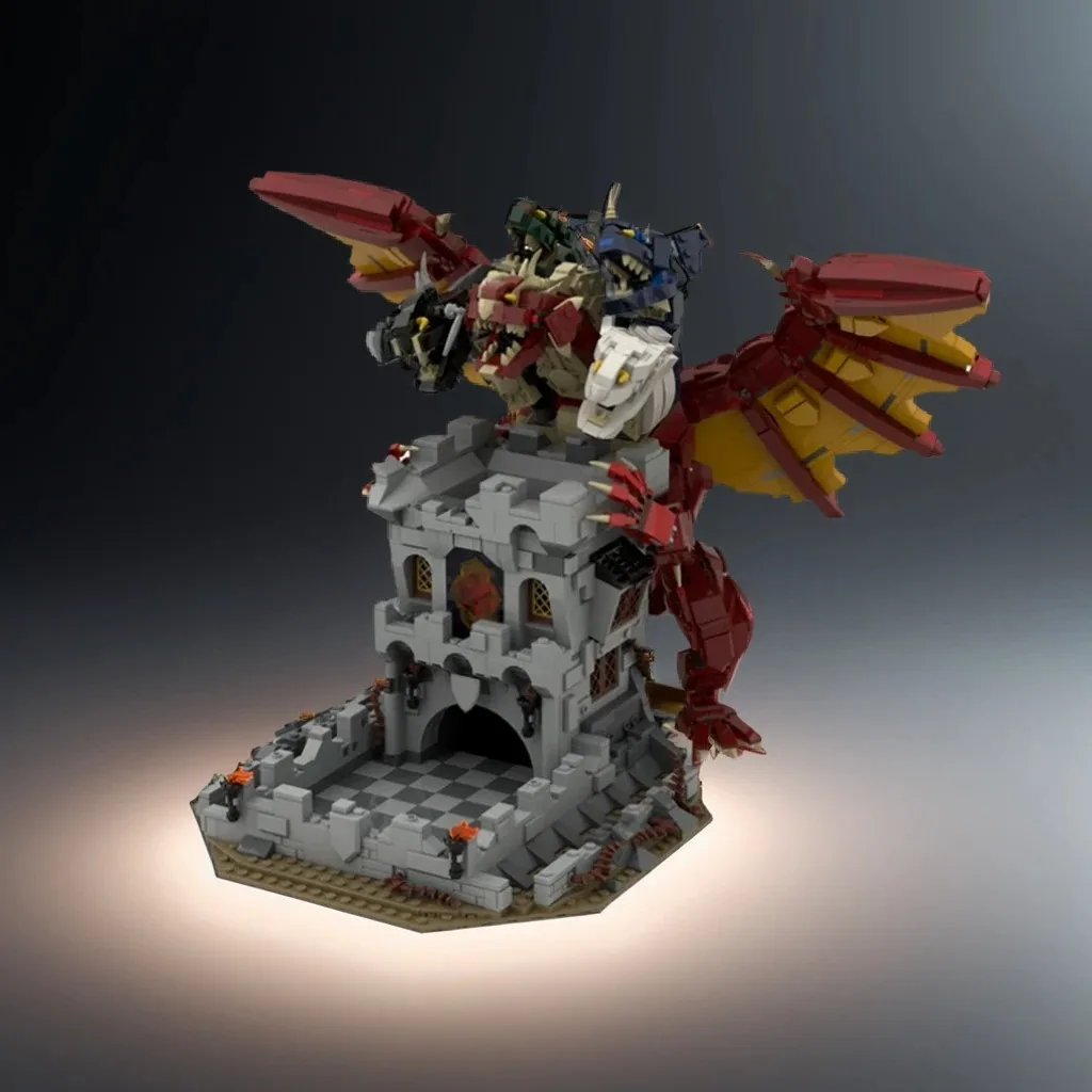 2487pcs MOC Ideas And CUUSOO Tiamat's Dice Tower - Bundle Model Building Blocks Christmas Gifts Toy Idea Creative Collection DIY