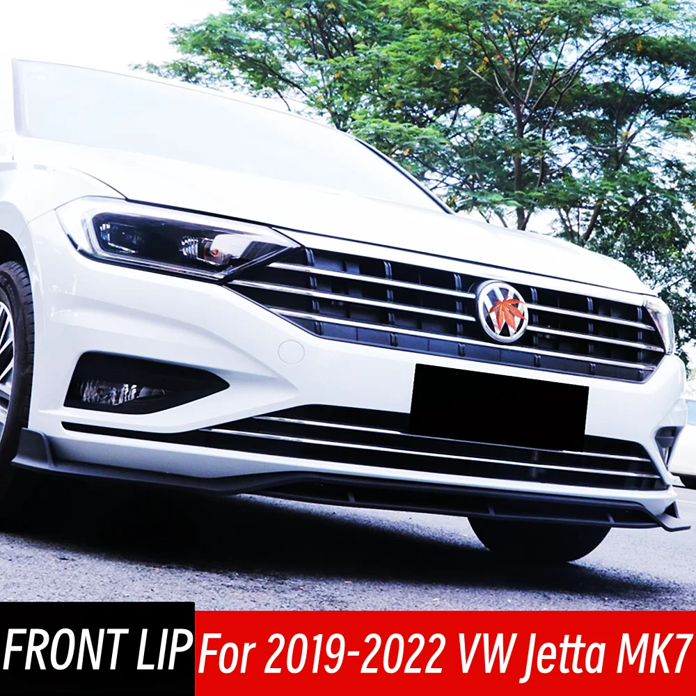 Pro 2019-2022 VW Jetta MK7 bodykit auto přední hojnost rozbočovač lippe brada spoiler difusor ochránce dávat pozor tuningu příslušenství částí