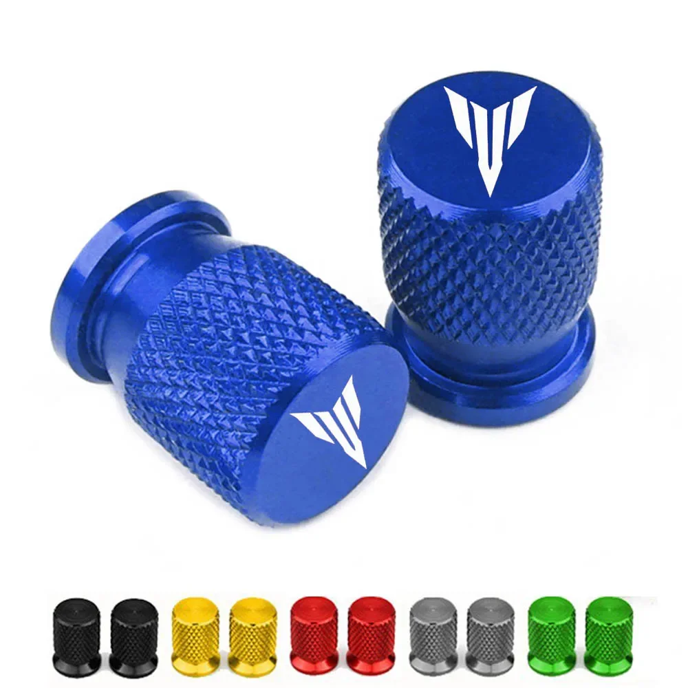 Tire Valve Air Port Caps Cvoers For YAMAHA MT01 MT09 MT07 MT10 MT03 MT15 MT 09 07 10 03 15 TRACER 900 700 GT FZ09 XSR700 XSR900