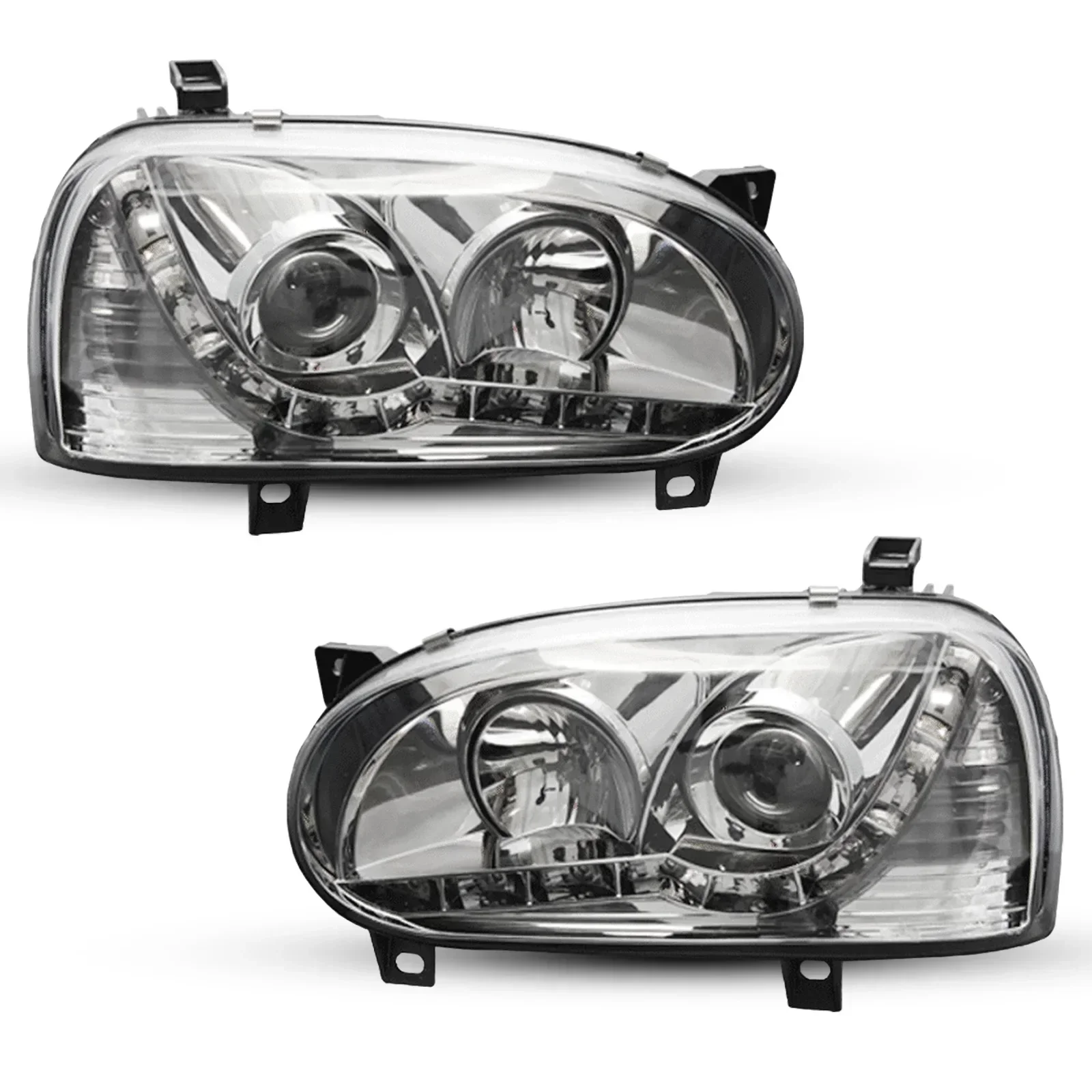 Winjet Factory Golf 3 Head Front Lamp light Headlights For  vw Golf 3 mk3 1992 1993 1994 1995 1996 1997