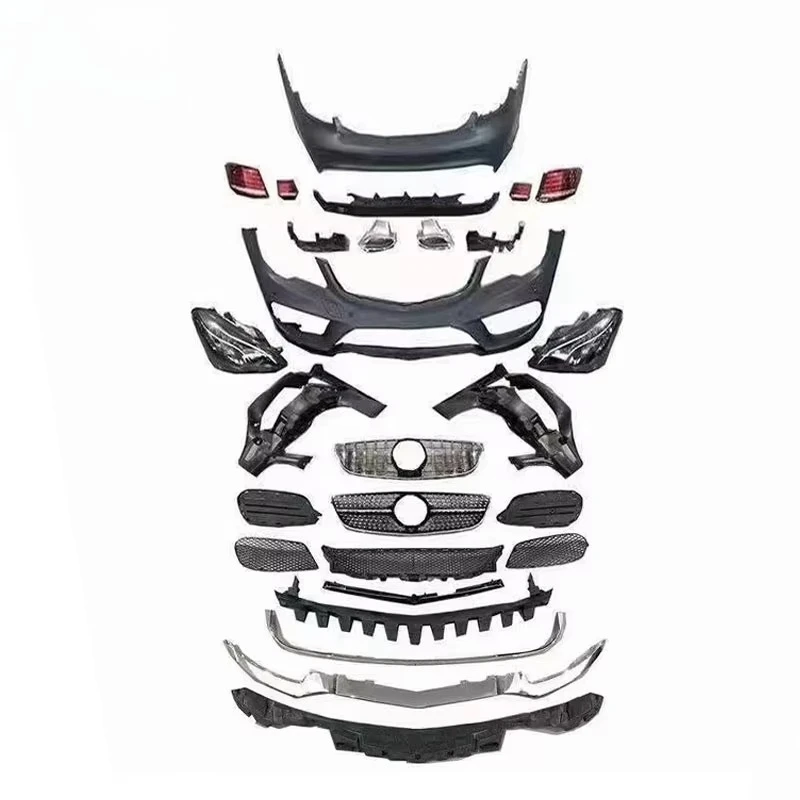2009-13Y E Class Coupe C207 W207 Old to New 2014-16Y Car Body Kits Auto Body Parts Accessories Bumpers