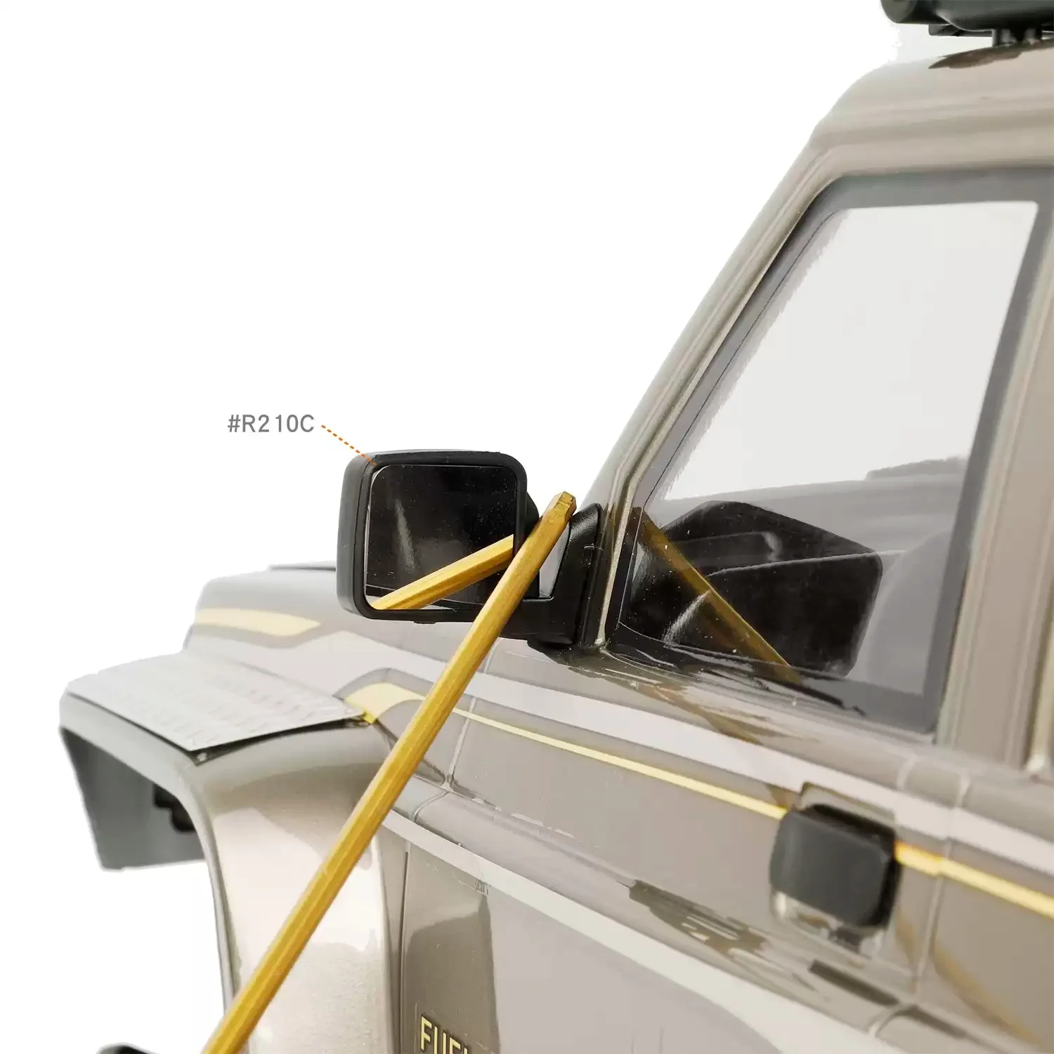 RCDream YK4107 hood anti slip luggage rack film wheel arch side skirt protective film rearview lens