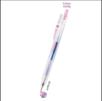 New Japanese Zebra Marble Pen Sarasa Mix Color Gel Pen 0.5mm Scrapbooking Pens Kawaii School Supplies Cute Stationary JJ75