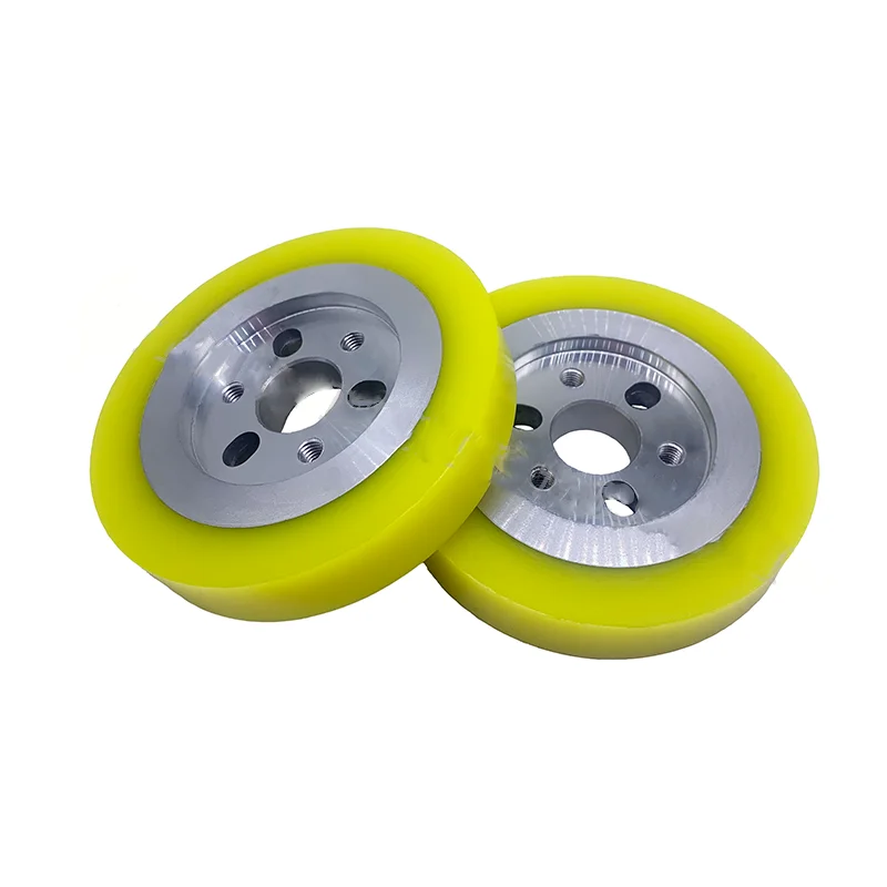 

Manufacturer Customize High quality PU Coated Aluminium stainless Steel core polyurethane Wheel Four Sided Moulder Planer