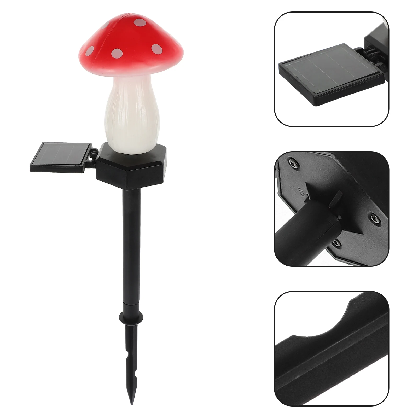 Pilz Rasen Licht Lichter Outdoor Dekorieren Nachtlicht Abs Garten Solar Geformte Lampe