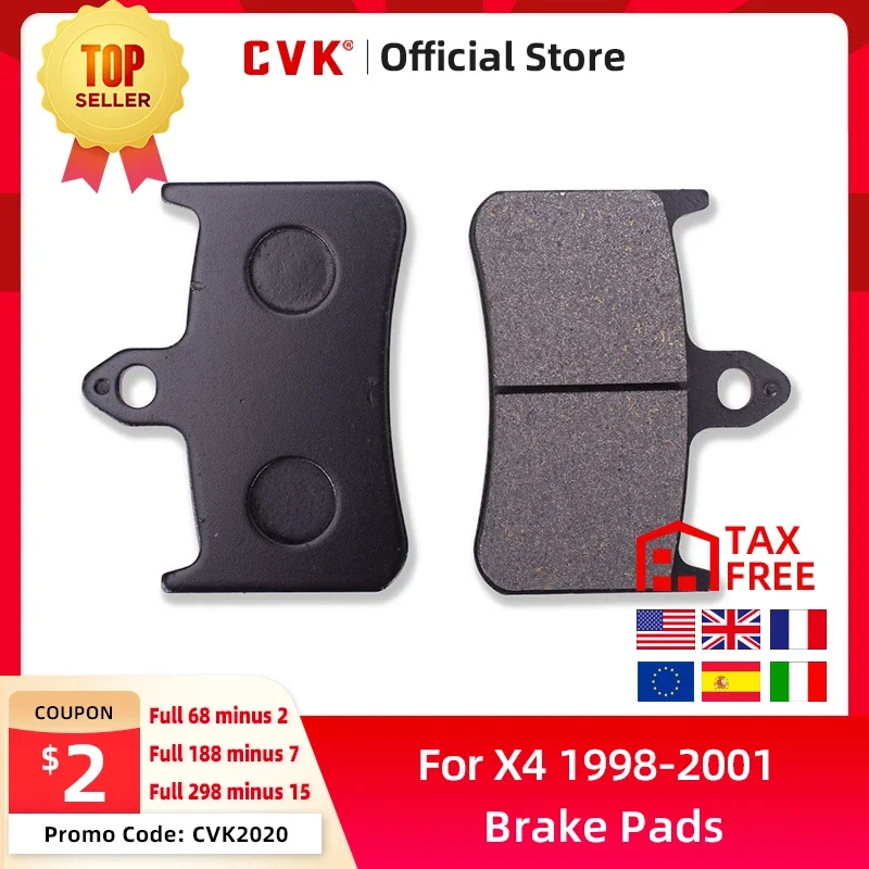 CVK Front Brake Pads Disc Disks FOR Honda VFR400 NC30 MC30 RVF400 MC35 NC35 NSR250 P3 Hornet250 RVF VFR  Motorcycle Accessories