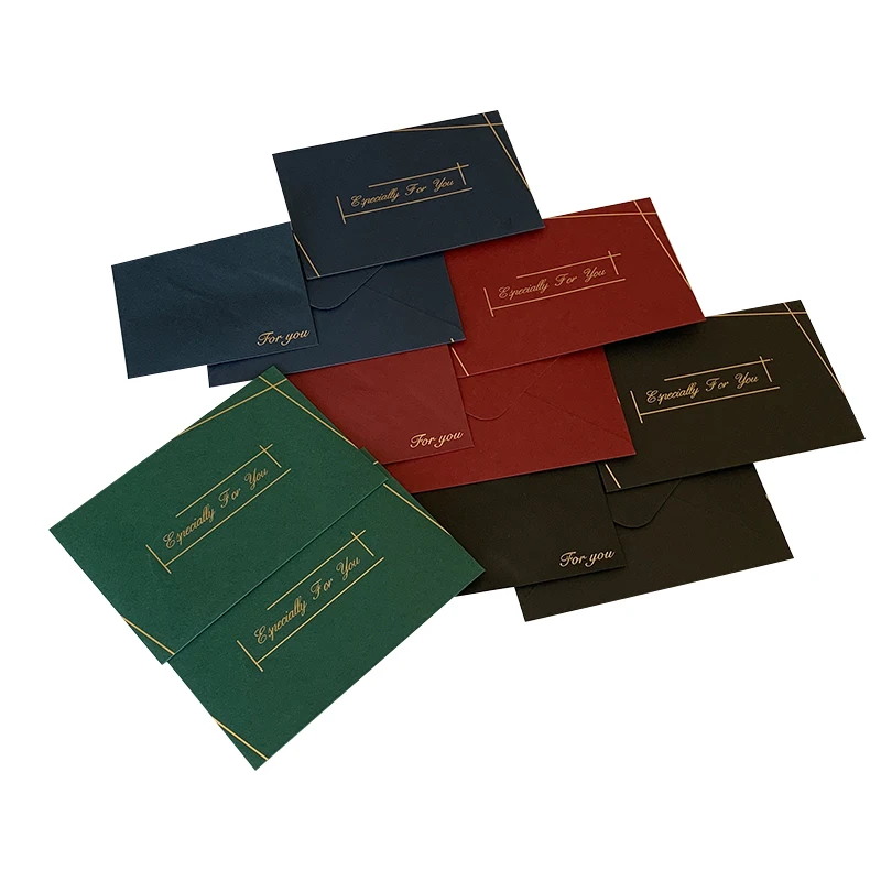 Customized product、High Quality Custom Printing Small Size Brown Vintage Kraft Paper Envelopes For Cards