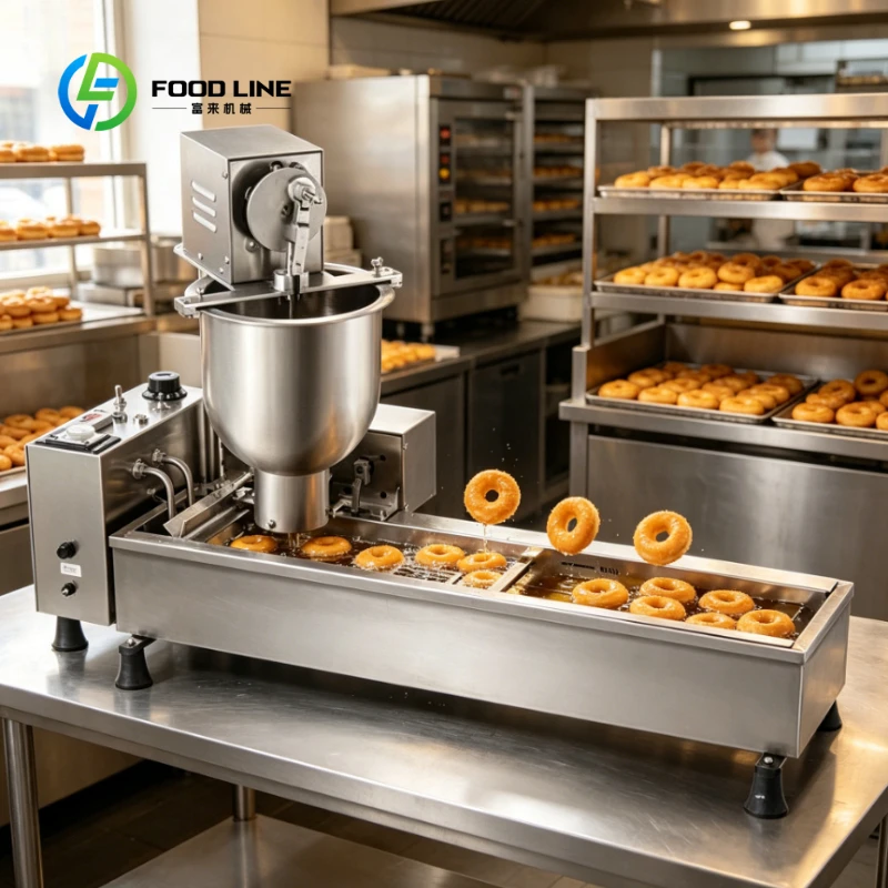 Commercial Kitchen Appliances - 맞춤형 자동 도넛 제조기(수직 믹싱 반죽