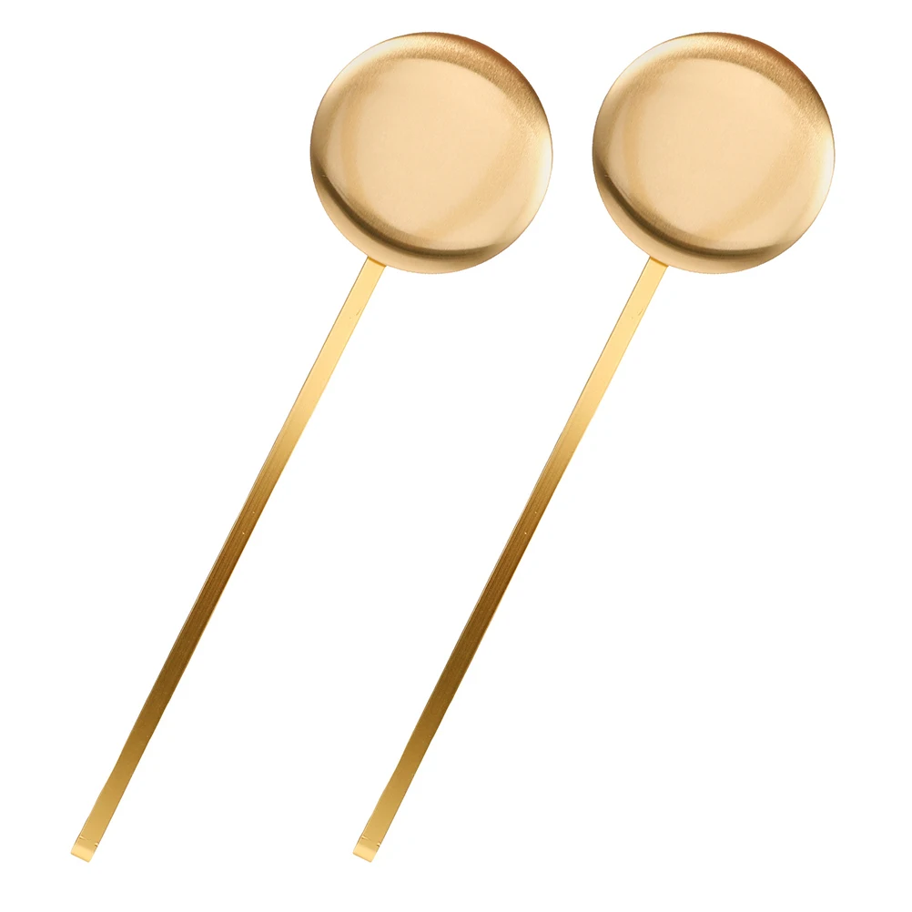 

2Pcs Gold Plated Clock Pendulum DIY Quartz Movement Elegant Accurate Timekeeping Silent Operation Replacement Part