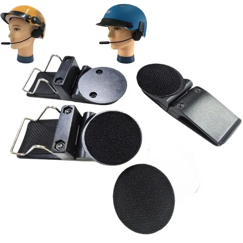 

1 Set Multifunctional Steel Clip Plastic Clip Helmet Bluetooth Headset Clamp Motorbike Electric Bike Helmet Headset Fix Clamp