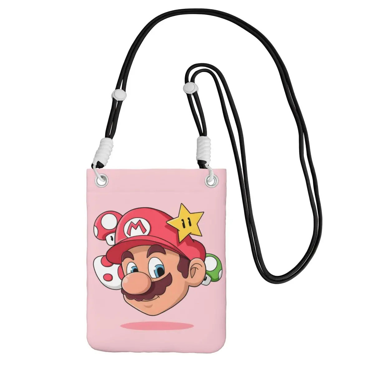 

Custom M-Marioed Mobile Phone Bag for Women Men Fashion Entertainment Shoulder Crossbody Bag Key Bag Mini Shoulder Purse Wallet