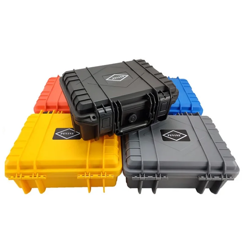 

ABS Waterproof Plastic Sealed Tool Box Safety Equipment Suitcase Impact Resistant Tool Case Shockproof With Pre-cut Foam