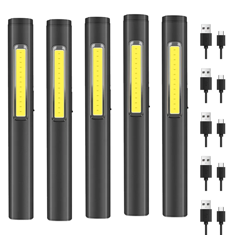KDULIT Mini LED Keychain Flashlight Black 5