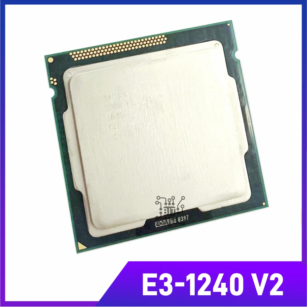 Xeon-procesador de CPU E3-1240 v2 E3 1240 V2 8M, caché de 3,40 GHz SR0P5 LGA1155 E3 1240 v2, E3-1240V2