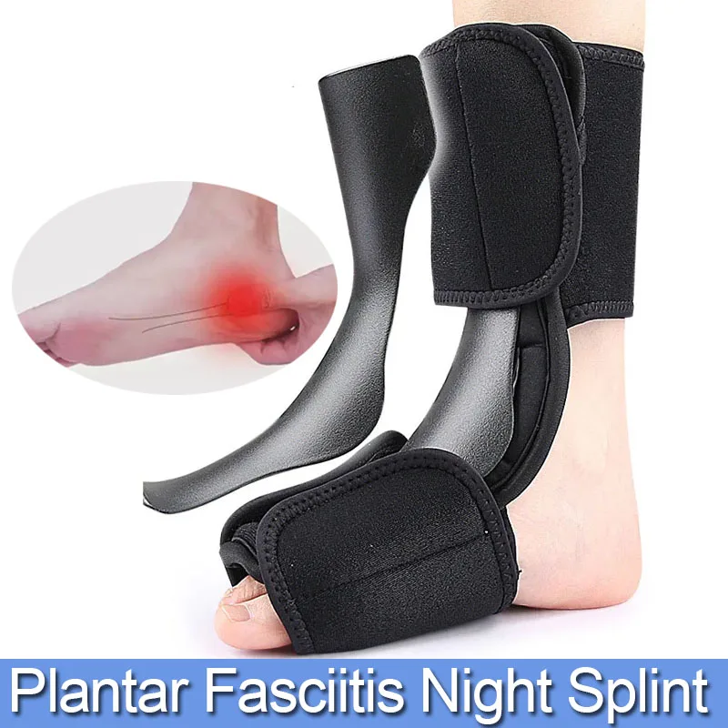 

Adjustable Plantar Fasciitis Night Splint Foot Drop Orthosis Stabilizer Brace Support Bunion Corrector Night Splints Pain Relief