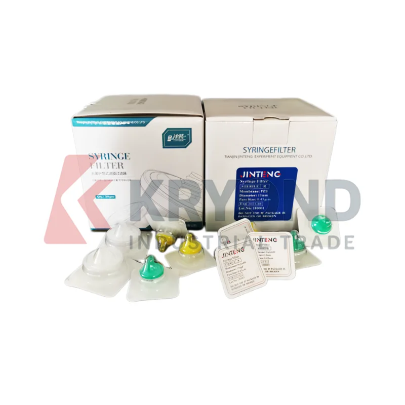 Syringe Filters 0.22µm 0.45µm Lab Sterile Nylon PES PTFE Membrane Chemistry Laboratory Use Original Product 50Pcs Pack Set Kit