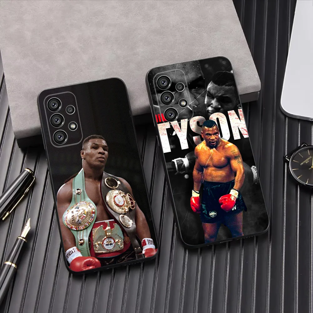 Mike T-Tyson Boxer Man Phone Case For Samsung Galaxy A13,A21s,A22,A31,A32,A52,A53,A71,A80,A91 Soft Black Shell