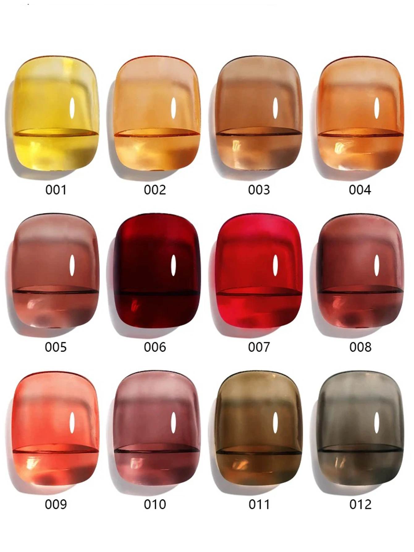 1/12 ชิ้น 2025 ใหม่ฤดูใบไม้ร่วงและฤดูหนาวศิลปะคาราเมลฟักทองออโรร่า แอมเบอร์ เบอร์กันดีเจลยาทาเล็บอุปกรณ์ทำเล็บ