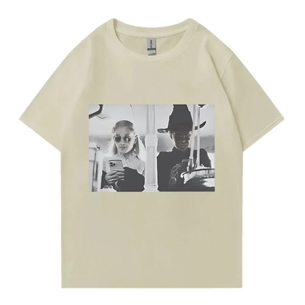 Wicked Movie 레트로 프린트 셔츠 여성 마녀 탑 빈티지 그래픽 T 셔츠 streetwear 유니섹스 반소매 티