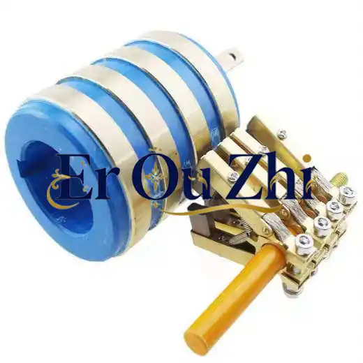 4-Way copper ring Four-ring collector conductive slip ring Inner diameter 25 28 40 45 Outer diameter 80 High 90 95