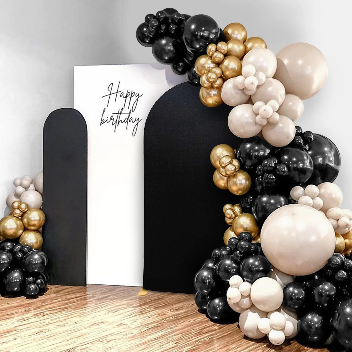 Arched Shape Backdrop Cover  33in Rose Arched Backdrop Background Cover for Birthday Party Baby Shower Wedding Decorations