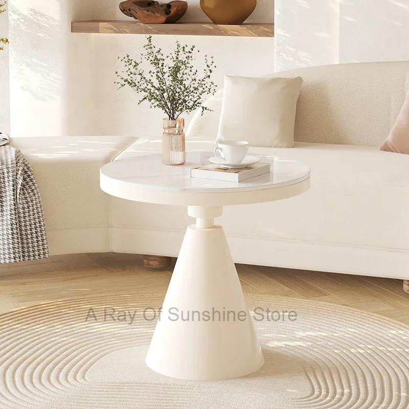 

Modern Living Room Coffee Table White Round Marble Minimalist Small Coffee Tables Designer Tea Stolik Kawowy Nordic Furniture