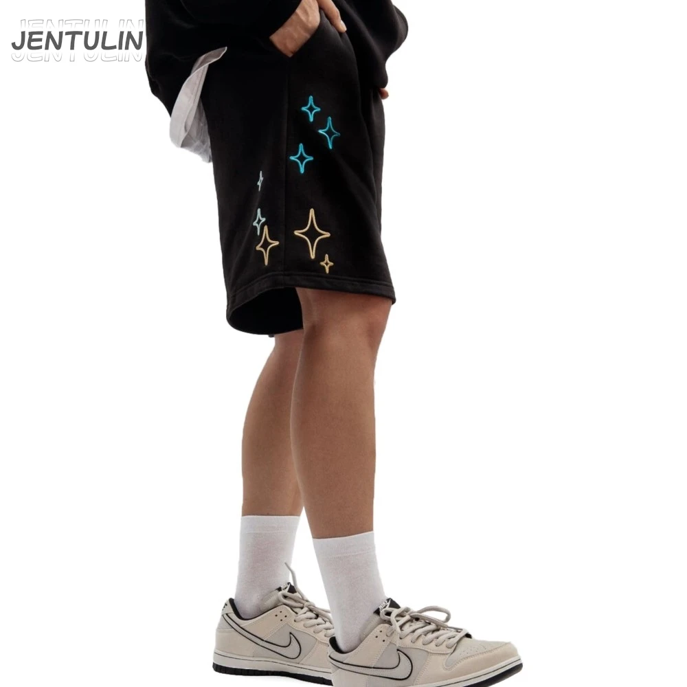 Streetwear herenshorts provaдие sterren grafische print oversized jorts baggy harajuku korte broek Y2k unisex kleding Koreaanse goth