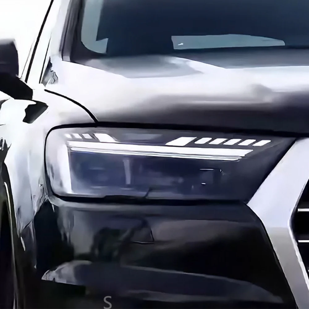 Für Audi Q7 2016-2019 Auto Scheinwerfer Montage Upgrade Start Animation Neue SQ7 Stil LED Projektor Objektiv Auto Werkzeuge zubehör
