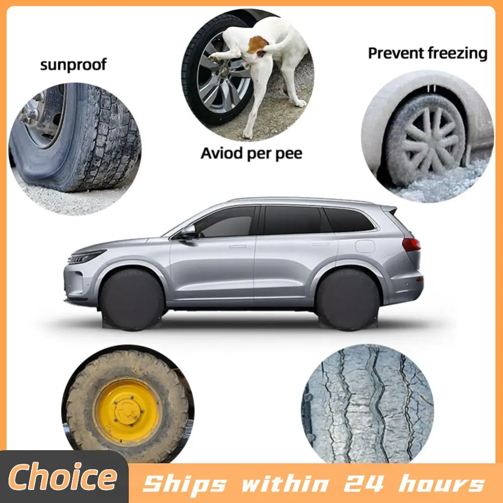 Funda para Neumáticos de RV Resistente a los Rayos UV, Funda Protectora para Neumáticos de Repuesto, Protección Solar para Ruedas de Automóviles contra Sol, Lluvia y Nieve