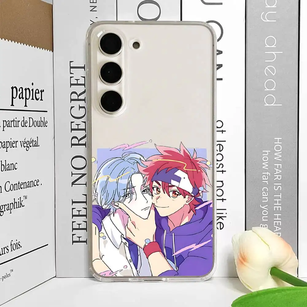 Amine S-SK8 The Infinitys Custodia per telefono trasparente anti-impronte per Samsung Galaxy A52, A12, A51, S24, S23, S22ULTRA, S21 Edge, S20LI